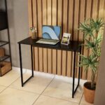 Mesa Escrivaninha Dobrável Articulada e Fixa Branca: компактa, resistente e ideal para estudo, trabalho e jogos. - Imagem 2