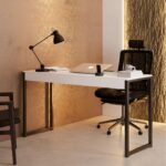 Mesa Escrivaninha Industrial Desk 90 Branco: estilo e praticidade para seu escritório.