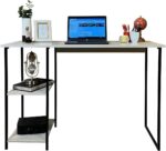 Mesa Escrivaninha Noddo Centauro: design industrial moderno, resistente e ideal para home office e estudos.