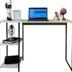 Mesa Escrivaninha Noddo Centauro: design industrial moderno, resistente e ideal para home office e estudos.