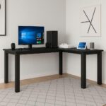 Mesa Gamer em L Industrial Preto: amplo espaço, ergonomia e organização para estudar, trabalhar e jogar com conforto. - Imagem 2