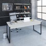 Mesa Kuadra Diretor 180x70x75cm: design industrial, amplo espaço e visual elegante para seu escritório. - Imagem 2