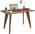 Mesa Madesa 5319 para escritório: tampo de madeira, design retrô e alta resistência para seu ambiente de trabalho.