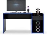 Mesa Para Computador Eros com gaveta e nicho para CPU, ideal para escritório, quarto e setup gamer.