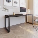 Mesa Presidente Yon 190x70x75cm com estilo industrial para valorizar seu espaço com elegância e presença - Imagem 2