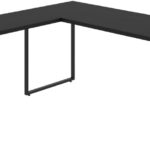 Mesa de Escritório em L Kuadra 1,50x1,50m Compace: mais espaço e estilo industrial para seu escritório.