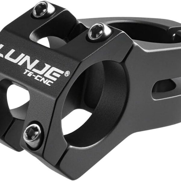 Mesa de mountain bike 31,8x45mm em alumínio leve e estável, ideal para maior controle e segurança nas trilhas