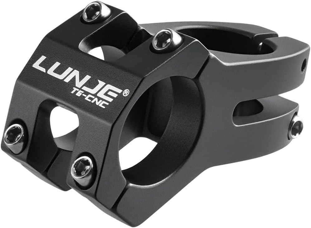 Mesa de mountain bike 31,8x45mm em alumínio leve e estável, Mesa de mountain bike 31,8x45mm em alumínio leve e estável, ideal para maior controle e segurança nas trilhas