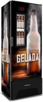 Metalfrio Cervejeira VN50AF 572L Frost Free: alta capacidade e resfriamento rápido para bares e mercados.
