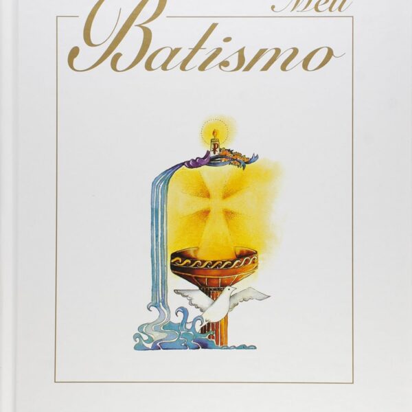 Meu Batismo - Álbum Luxo Encadernado: preserve as lembranças do batismo com um presente especial e cheio de significado.