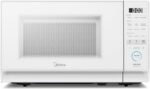 Micro-ondas 20L Branco MasterCook Midea 110V com funções práticas e baixo consumo para facilitar seu dia a dia.