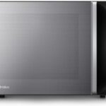 Micro-ondas Electrolux 23L Inox Efficient ME23S: descongelamento assistido e funções para cozinhar com praticidade.