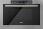 Micro-ondas Embutir Fischer Infinity 25L Touch com Grill Inox: design sofisticado, painel digital e cozimento combinado para sua cozinha planejada.