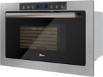 Micro-ondas Embutir Fischer Infinity 25L Touch com Grill Inox: design sofisticado, painel digital e cozimento combinado para sua cozinha planejada. - Imagem 2