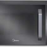 Micro-ondas Midea 35L espelhado: mais espaço, praticidade e funções pré-programadas para agilizar sua rotina.