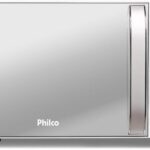 Micro-ondas Philco 20L 1100W: compacto, potente e elegante para aquecer suas refeições com rapidez e praticidade.