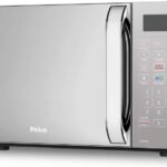 Micro-ondas Philco 20L Espelhado PMO23E: 1100W, Menu FIT e Limpa Fácil para mais praticidade no dia a dia.