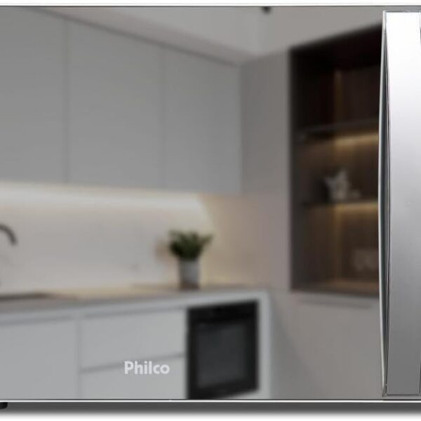 Micro-ondas Philco PMO42EB 42L 1560W com Tira Odor, alta potência e funções práticas para o dia a dia.