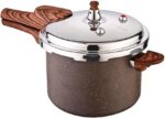 Mimo Style Panela de Pressão PressCook Grafito 6,8L antiaderente: cozimento rápido, seguro e fácil de limpar para sua cozinha.
