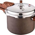 Mimo Style Panela de Pressão PressCook Grafito 6,8L antiaderente: cozimento rápido, seguro e fácil de limpar para sua cozinha.