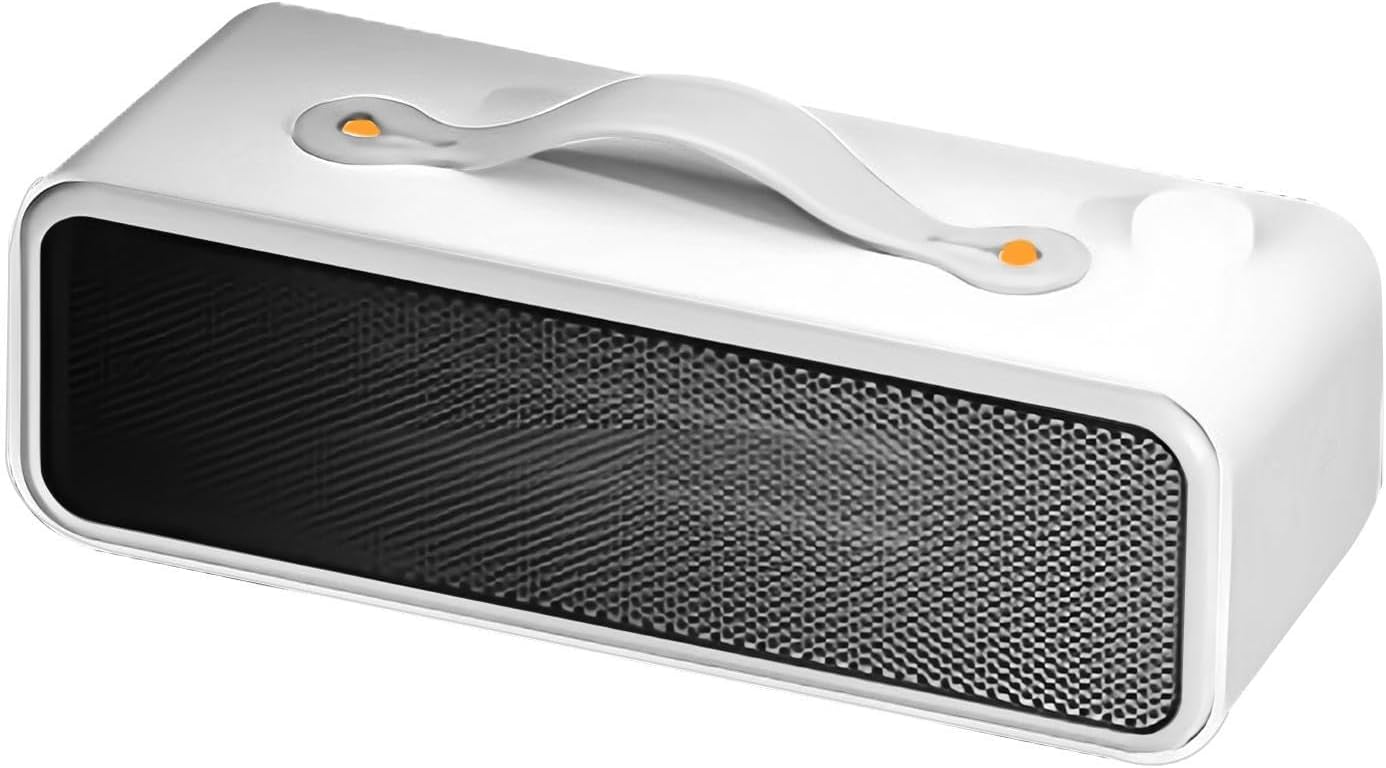 Mini Aquecedor de Mesa: calor rápido, compacto e seguro para Mini Aquecedor de Mesa: calor rápido, compacto e seguro para escritório, quarto e casa.