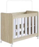 Mini Berço Infantil Moisés Multifuncional 4 em 1 com Rodas: praticidade, segurança e conforto para o quarto do bebê. - Imagem 2