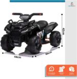 Mini Moto Quadriciclo Elétrico 6V Baby Style: diversão segura, autonomia e desenvolvimento motor para crianças a partir de 3 anos. - Imagem 2