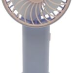 Mini Ventilador Recarregável Usb Portátil Mesa Suporte - Azul