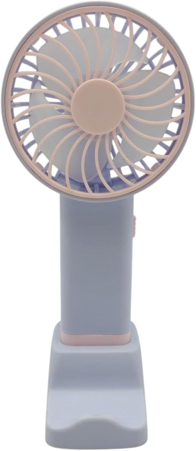 Mini Ventilador Recarregável Usb Portátil Mesa Suporte - Azul Mini Ventilador Recarregável Usb Portátil Mesa Suporte - Azul