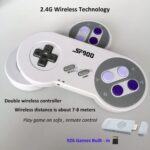 Mini console retrô Super Nintendo com 2 controles, 2000 jogos e HDMI 4K para diversão nostálgica imediata. - Imagem 2