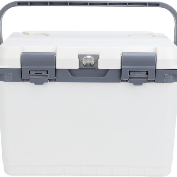 Mini geladeira refrigerador e quente para carro, 15L de caixa de refrigerador isolada, congelador de alimentos portátil para acampamento de piquenique ao ar livre