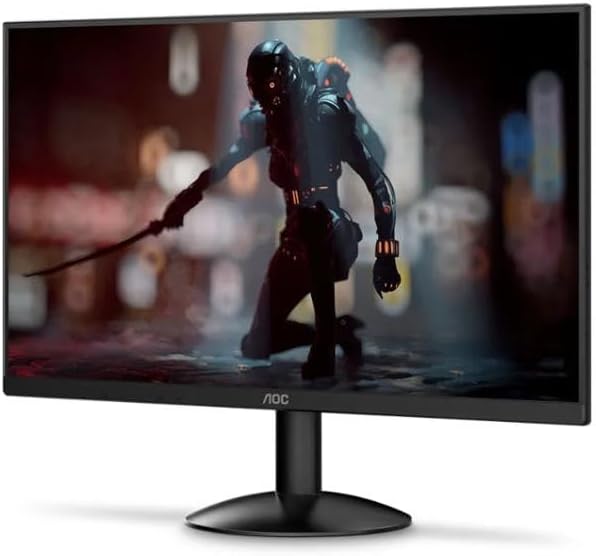 Monitor AOC 24B30HM2 23.8 Full HD 100Hz: fluidez, 1ms e Adaptive-Sync para jogos mais rápidos e responsivos.