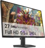 Monitor Dell Gaming 27" Full HD – 240Hz – IPS 0.5ms AMD FreeSync Premium TÜV 3 Estrelas – SE2726HG