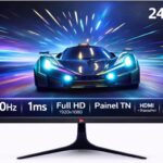Monitor Gamer 24.5 Full HD 180Hz 1ms: fluidez e precisão para jogos competitivos em alto desempenho