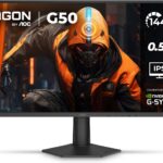 Monitor Gamer AOC AGON G50 27" 144Hz 0,5ms IPS HDR10 G-SYNC: fluidez extrema e resposta ultrarrápida para jogos competitivos.