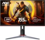 Monitor Gamer AOC HERO QUAD 27 155Hz QHD 1440p 1ms FreeSync: máxima fluidez e imagem impecável para jogar melhor.