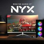 Monitor Gamer Bluecase Nyx 27 Curvo 100Hz Full HD Branco para mais imersão e desempenho nos jogos. - Imagem 2