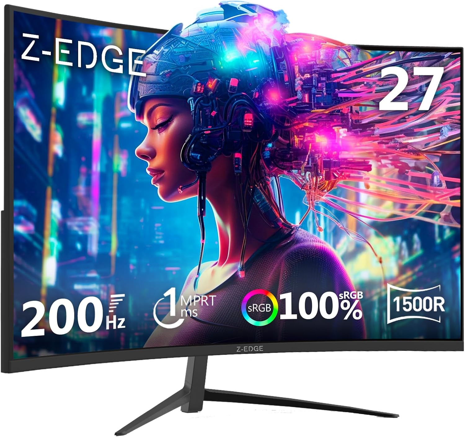 Monitor Gamer Curvo Z-Edge 27" 200Hz 1ms FHD 1500R: imersão, Monitor Gamer Curvo Z-Edge 27" 200Hz 1ms FHD 1500R: imersão, fluidez e desempenho para jogos e office