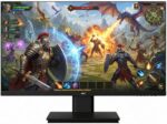 Monitor Gamer HQ 24 M24100HQG 100Hz Full HD com VESA e ajuste de inclinação para jogos mais fluidos e confortável visualização