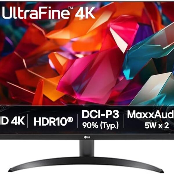 Monitor LG UltraFine™ - Tela UHD 4K 32", HDR10, DCI-P3 90%, Dynamic Action Sync – 32UR500K-B.AWZM