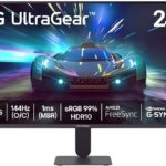Monitor LG UltraGear 24G411A-B 24 FHD 144Hz 1ms: fluidez extrema e imagem nítida para jogos competitivos.