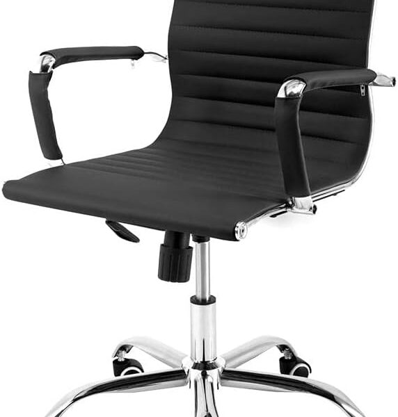 Moob Cadeira de Escritório Executiva Boston Giratória com relax, conforto e design elegante para home office.