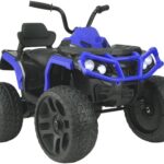 Moto Elétrica Infantil Bravo G4 12V com rodas de treinamento, LED, USB/MP3 e segurança para até 30kg.