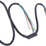 Motor de Scooter com Fiação de Alta Sensibilidade: compatível, fácil de instalar e ideal para reposição elétrica segura.