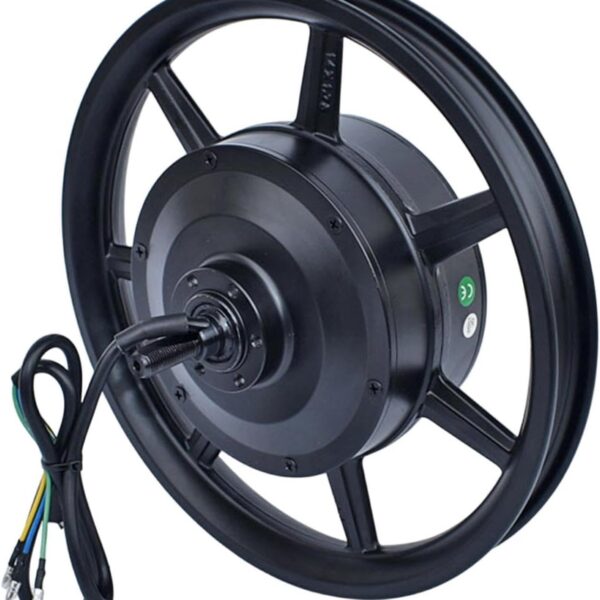 Motor de cubo para bicicleta elétrica dobrável 48V 500W: mais potência, tração traseira e frenagem eficiente para subidas e uso diário.