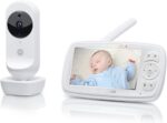 Motorola Babá Eletrônica Ease44Connect Branca com monitor 4,3, app Hubble, Wi-Fi e áudio bidirecional para mais segurança e praticidade.