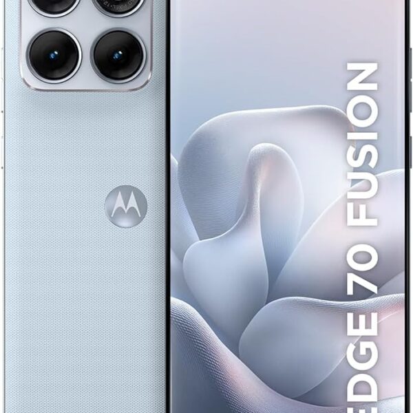 Motorola Edge 70 Fusion 5G 256GB Branco: tela 1.5K AMOLED 144Hz, 50MP Sony Lytia 710 e 24GB RAM Boost.