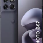 Motorola Moto G67 5G 256GB 12GB: desempenho, câmera 50MP Sony Lytia 600, tela 1.5K AMOLED 120Hz e resistência superior.