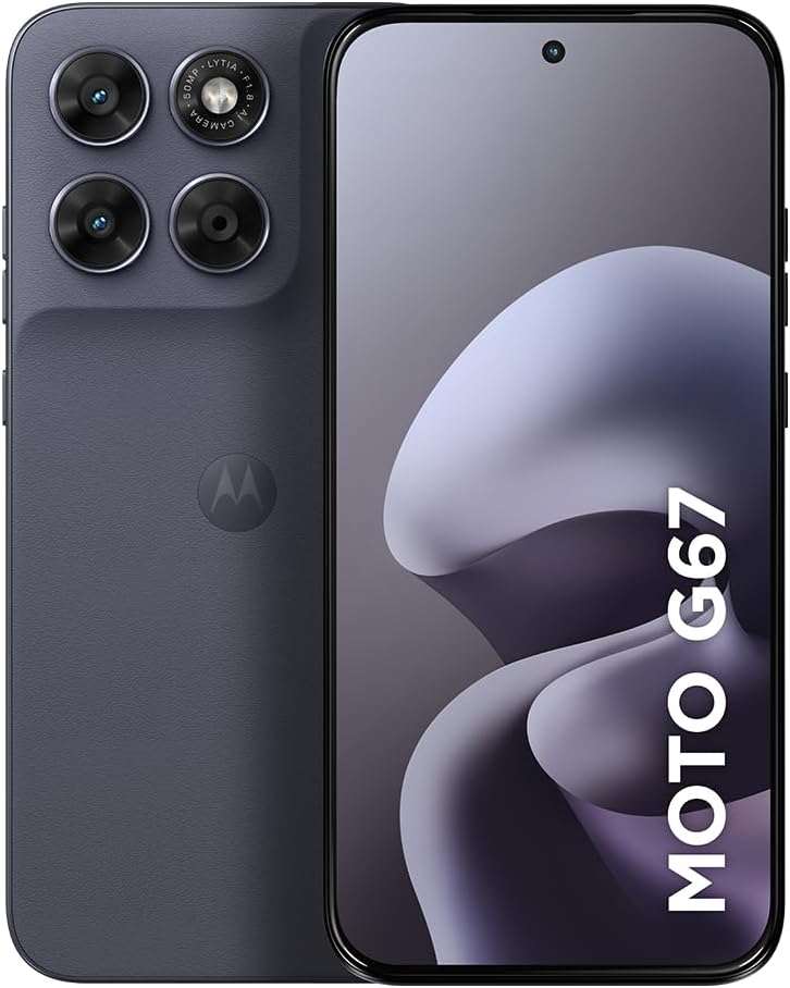 Motorola Moto G67 5G 256GB 12GB: desempenho, câmera 50MP Sony Motorola Moto G67 5G 256GB 12GB: desempenho, câmera 50MP Sony Lytia 600, tela 1.5K AMOLED 120Hz e resistência superior.