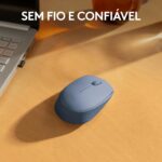 Mouse sem fio Logitech M170: conforto ambidestro, conexão USB e 12 meses de bateria para compra prática e eficiente. - Imagem 2